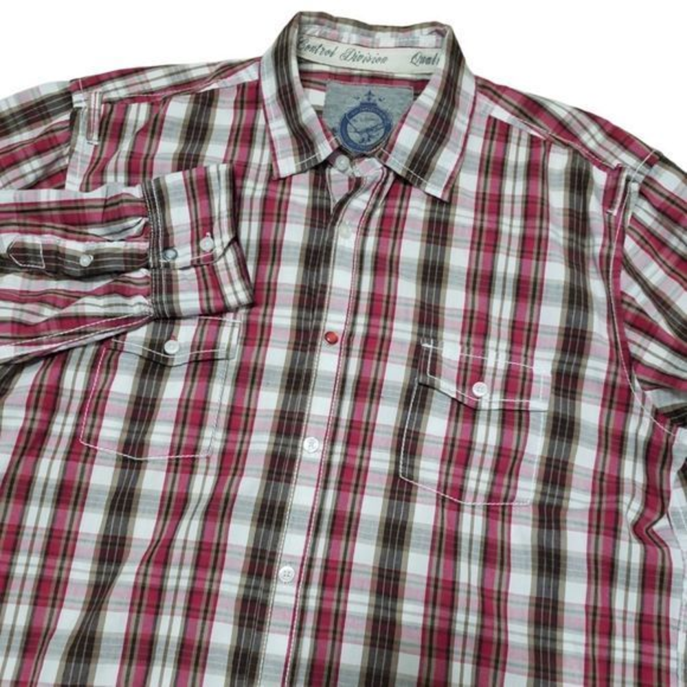 US Expedition Men's Plaid Shirt‎ Size Large